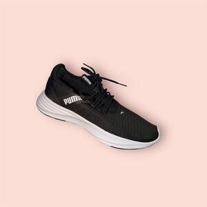 Puma Black and White Athletic Shoes
